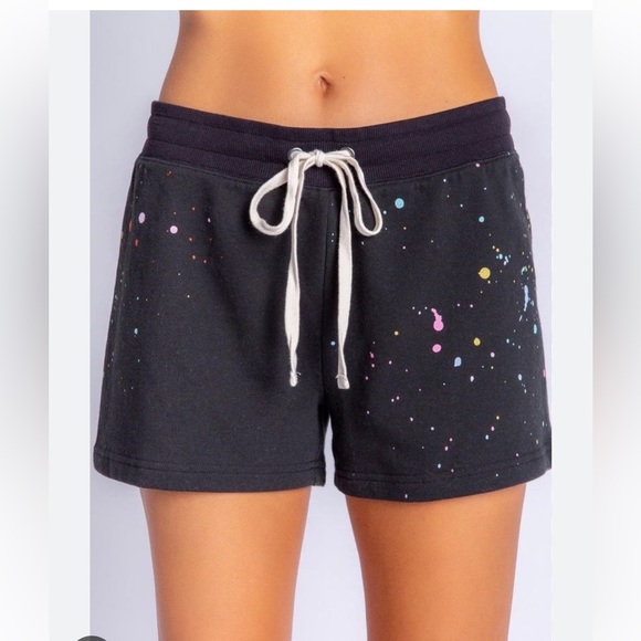 Worn twice, PJ Salvage - Art Studio Paint Shorts Slate - Picture 1 of 6